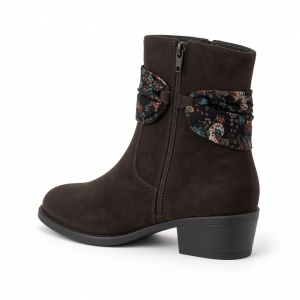 Botine/Ghete dama piele naturala MANOS.RO BT333 - Img 3