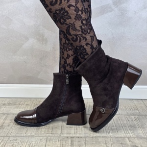 Botine/Ghete dama piele naturala MANOS.RO BT345