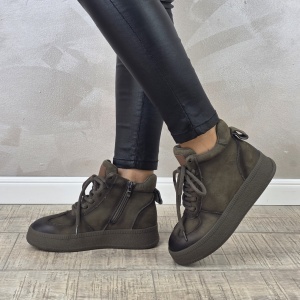 MANOS.RO Ghete dama casual Formazione piele naturala GD2380