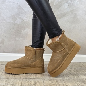 MANOS.RO Ghete dama piele naturala Water Repellent ANA VIOTTI GD2352
