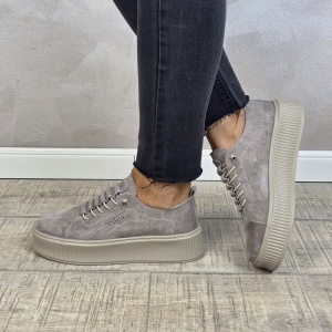 MANOS.RO Pantofi dama casual sport piele naturala FILIPPO PC2464 - Img 4