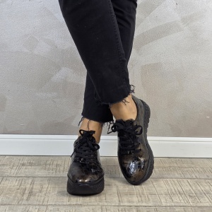 MANOS.RO Pantofi dama casual sport piele naturala Filippo PS614 - Img 3