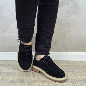 MANOS.RO Pantofi dama casual sport piele naturala negri Filippo PC2335 - Img 2