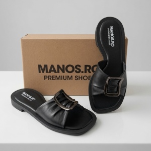 MANOS.RO Papuci dama piele naturala SV1584
