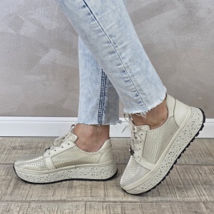 Pantofi casual/sport dama MANOS.RO piele naturala PS718