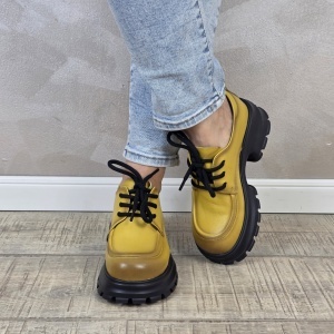 Pantofi dama casual FORMAZIONE piele naturala PC2343 - Img 2