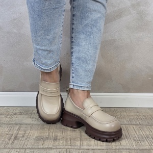 Pantofi dama casual FORMAZIONE piele naturala PC2364 - Img 3