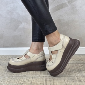Pantofi dama casual Franco piele naturala PV2164 - Img 4