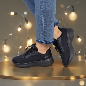 Pantofi dama sport Skechers® Bobs Squad Chaos 117550 BBK