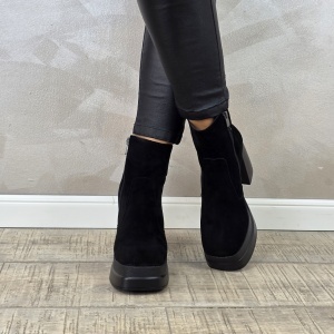 Botine/Ghete dama piele naturala MANOS.RO BT324 - Img 3