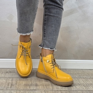 Ghete casual dama MANOS.RO piele naturala GD2329 - Img 2