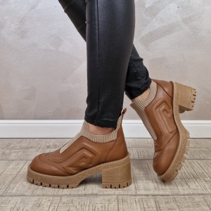 Ghete casual dama Piele naturala MANOS.RO GD2100 - Img 4