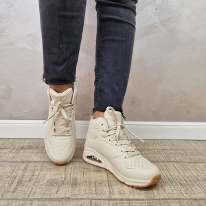 Ghete dama Skechers Sneakers high- Uno - Stand High 177097 OFWT - Img 4