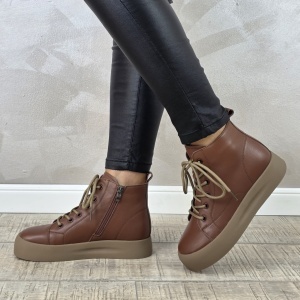 MANOS.RO Ghete dama casual Formazione piele naturala GD2375