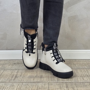 MANOS.RO Ghete dama casual sport piele naturala Filippo GS017 - Img 2