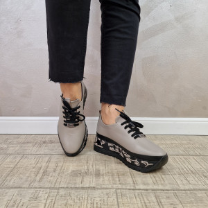MANOS.RO Pantofi casual dama piele naturala PC1733 - Img 3