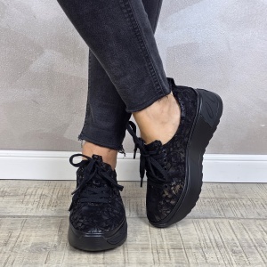 MANOS.RO Pantofi dama casual sport piele naturala FILIPPO PS887 - Img 2