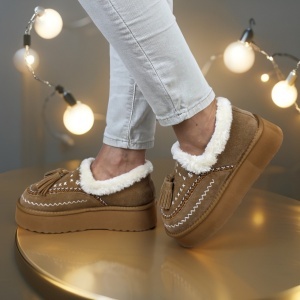 MANOS.RO Pantofi dama piele naturala Water Repellent ANA VIOTTI PC2301
