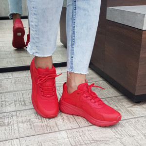 MANOS.RO Pantofi dama Skechers 117017 RED - Img 4