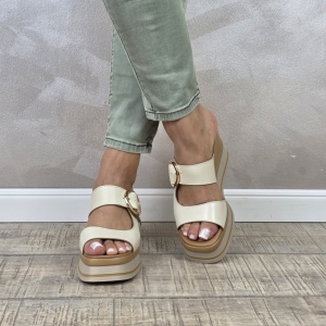 MANOS.RO Sandale dama piele naturala GOLD DEER SP887 - Img 2
