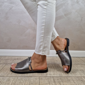 MANOS.RO Sandale dama piele naturala GOLD DEER SV1237 - Img 4