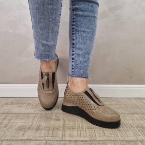 Pantofi casual/sport dama MANOS.RO piele naturala PP391 - Img 2