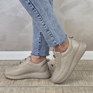 Pantofi casual/sport dama MANOS.RO piele naturala PS696 - Img 2
