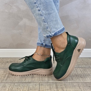 Pantofi dama casual FORMAZIONE piele naturala PC2450 - Img 4