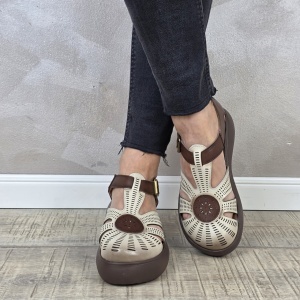 Pantofi dama casual Franco piele naturala PV2150 - Img 2