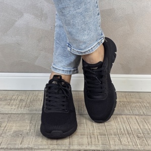 Pantofi dama sport Skechers® Bobs Squad Chaos 117700 BBK - Img 4