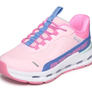 Pantofi dama sport Skechers®, GLIDE-STEP, din material textil 303654L PKBL - Img 2