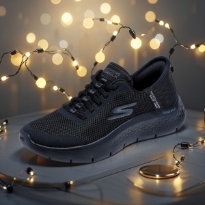 Pantofi dama sport Skechers® SKECHERS SLIP-INS GO WALK FLEX 124836 BBK