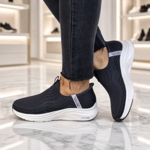 Pantofi dama sport Skechers VAPOR FOAM-LUXE BREEZE 150408 BLK - Img 5