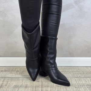 Botine/Ghete dama piele naturala MANOS.RO BT330 - Img 3