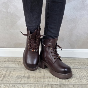 Botine/Ghete dama piele naturala MANOS.RO GD2589 - Img 3
