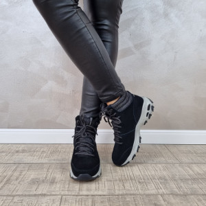 Ghete dama Skechers ArchFit 49727 BLK - Img 3