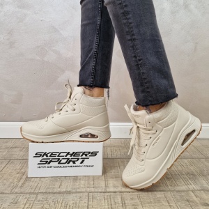Ghete dama Skechers Sneakers high- Uno - Stand High 177097 OFWT