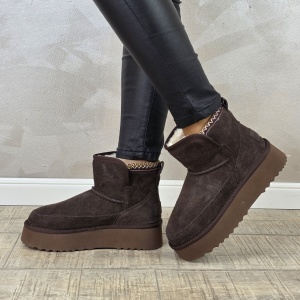 MANOS.RO Ghete dama piele naturala Water Repellent ANA VIOTTI GD2353 - Img 4
