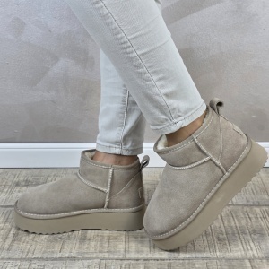 MANOS.RO Ghete dama piele naturala Water Repellent ANA VIOTTI GD2438