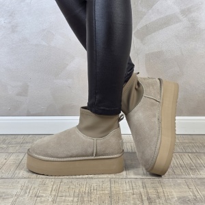 MANOS.RO Ghete dama piele naturala Water Repellent ANA VIOTTI GD2462