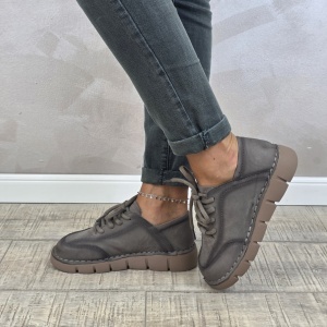 MANOS.RO Pantofi dama casual sport piele naturala FILIPPO PC2458 - Img 2