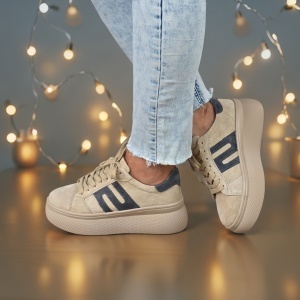MANOS.RO Pantofi dama casual sport piele naturala Filippo PS685