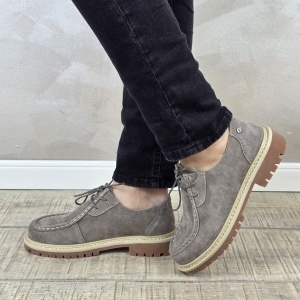 MANOS.RO Pantofi dama casual sport piele naturala negri Filippo PC2334 - Img 4
