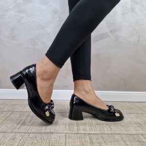 MANOS.RO Pantofi dama Formazione piele naturala PO372