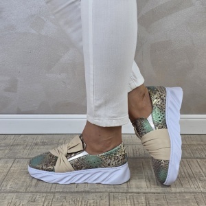 Pantofi casual/sport dama MANOS.RO piele naturala PS677 - Img 3