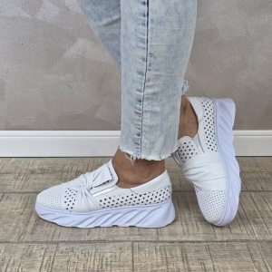 Pantofi casual/sport dama MANOS.RO piele naturala PS717 - Img 3