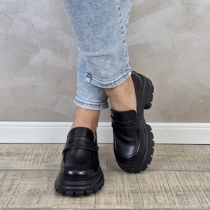 Pantofi dama casual FORMAZIONE piele naturala PC2362 - Img 3