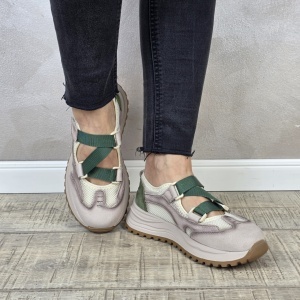 Pantofi dama casual Formazione piele naturala PV2146 - Img 4
