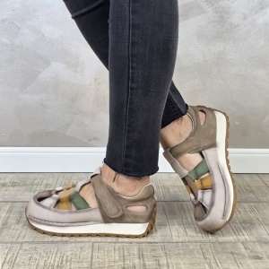 Pantofi dama casual Formazione piele naturala PV2148 - Img 2