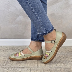 Pantofi dama MANOS.RO piele naturala PP415